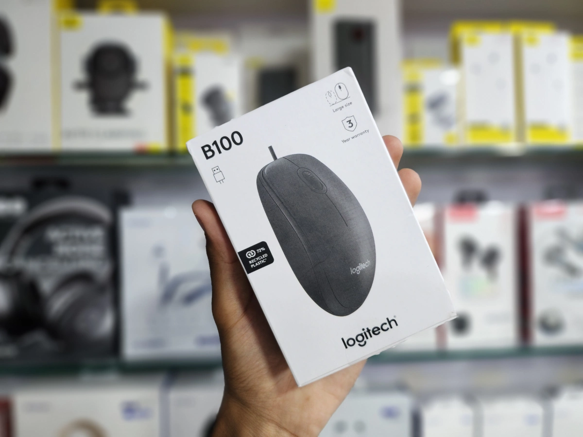 Shop Accessory Logitech B100 Optical USB Mouse — Box Packed
